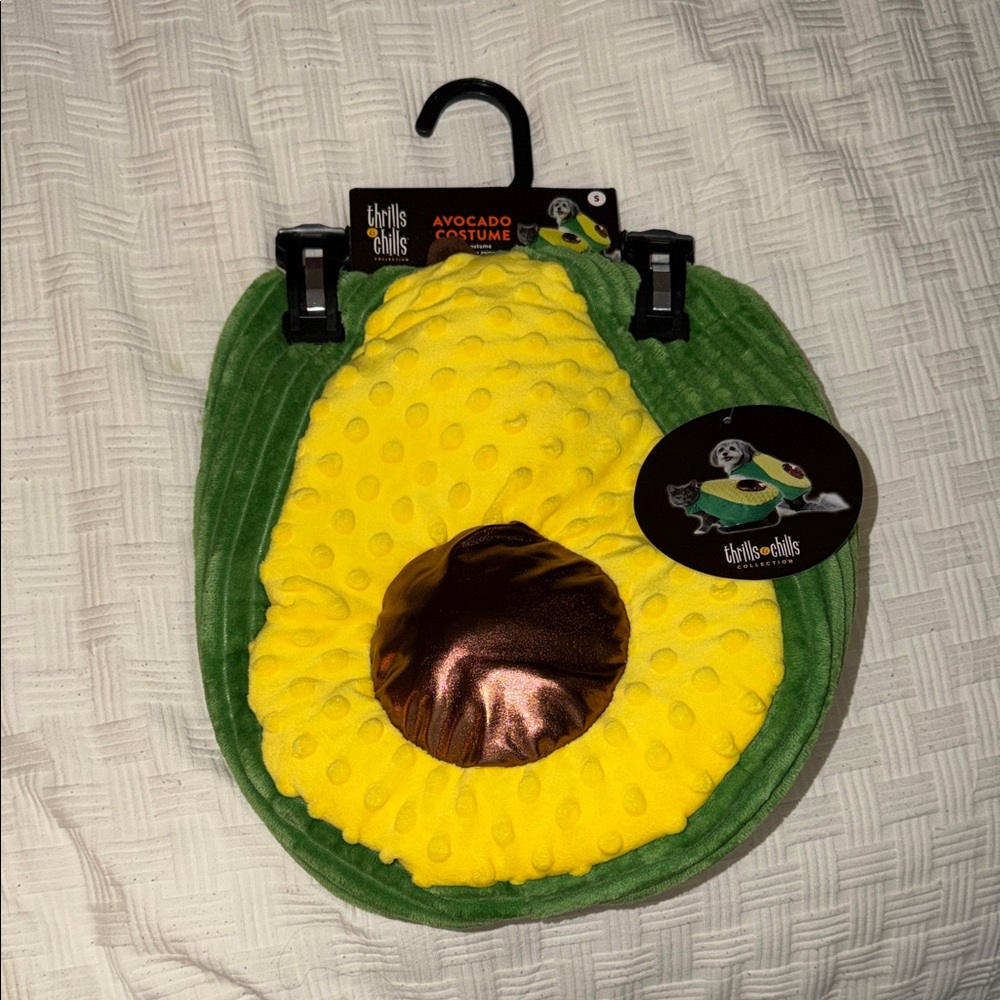 Avocado Costume for Small Pets - Green and Yellow